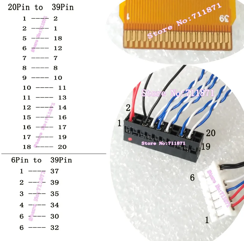 LVDS 1ch 8Bit 0 3 шаг 39 P 39Pin MiPi линейный кабель для экрана мм Pin FFC FPC 8bit ЖК-экрана провод |