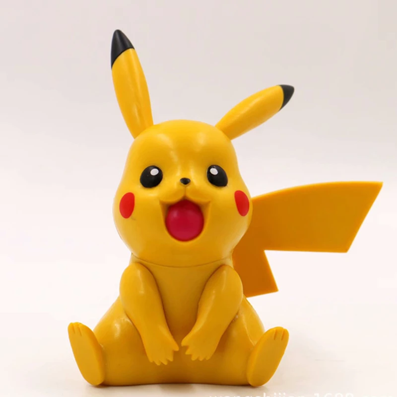 Милая фигурка Такара Томи Покемон Рождество Пикачу аниме мультяшная
