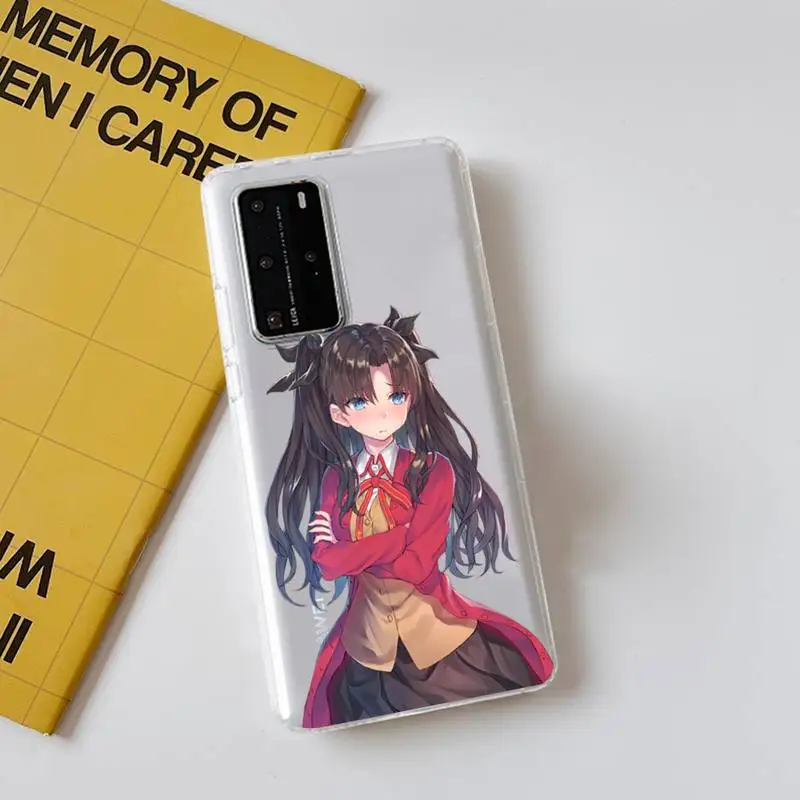 TOPLBPCS Fate Stay Night Rin Tohsaka чехол для телефона Huawei P20 30 pro lite Psmart 2019 Y5 6 7 Honor 8 10 i Mate 20lite |