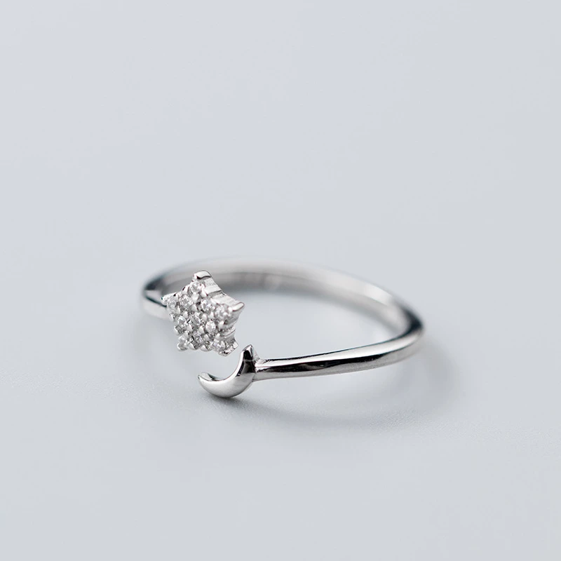 Женское регулируемое кольцо с инкрустацией из фианита|Кольца| |