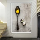 Картина на холсте в винтажном стиле, постеры для кухни, настенные картины на холсте для столовой, домашний декор, плакаты и принты