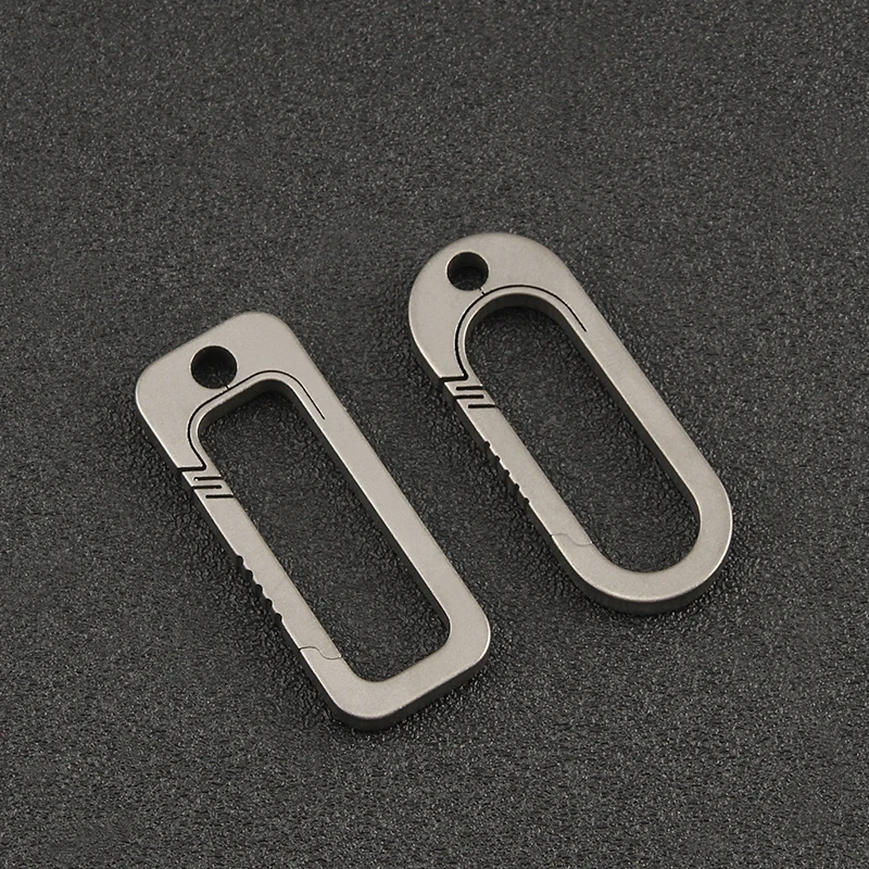 Креативный брелок для ключей из титанового сплава титановая Пряжка уличный