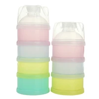 34 feeds formula dispenser twist lock stackable milk powder box baby food storage container for toddlers no powder leakage