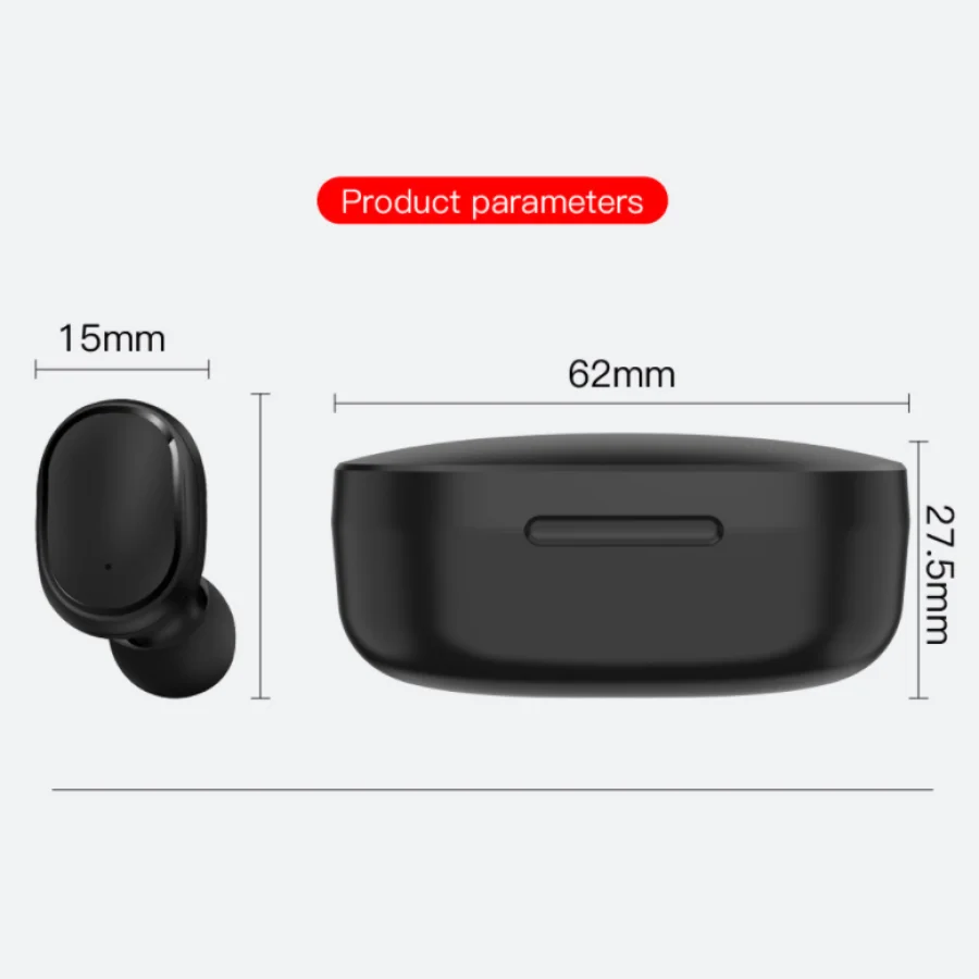 SOUMETIN E6S E7S TWS Wireless Earbuds BT5.0 Earphone Bass In-Ear Headset LED Display With Mic Handsfree for Phone | Электроника