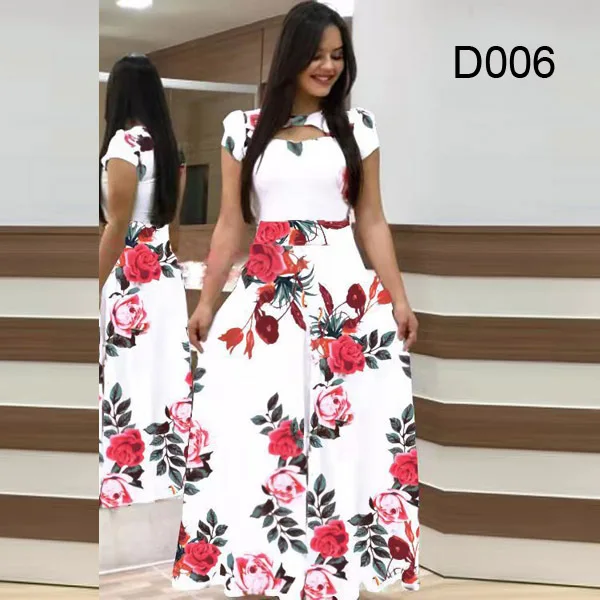 

2020 Summer Dress Printed Waist Slim Big Swing Skirt Banquet Retro Dress Casual Long Skirt Dress Party Dress Long Skirt
