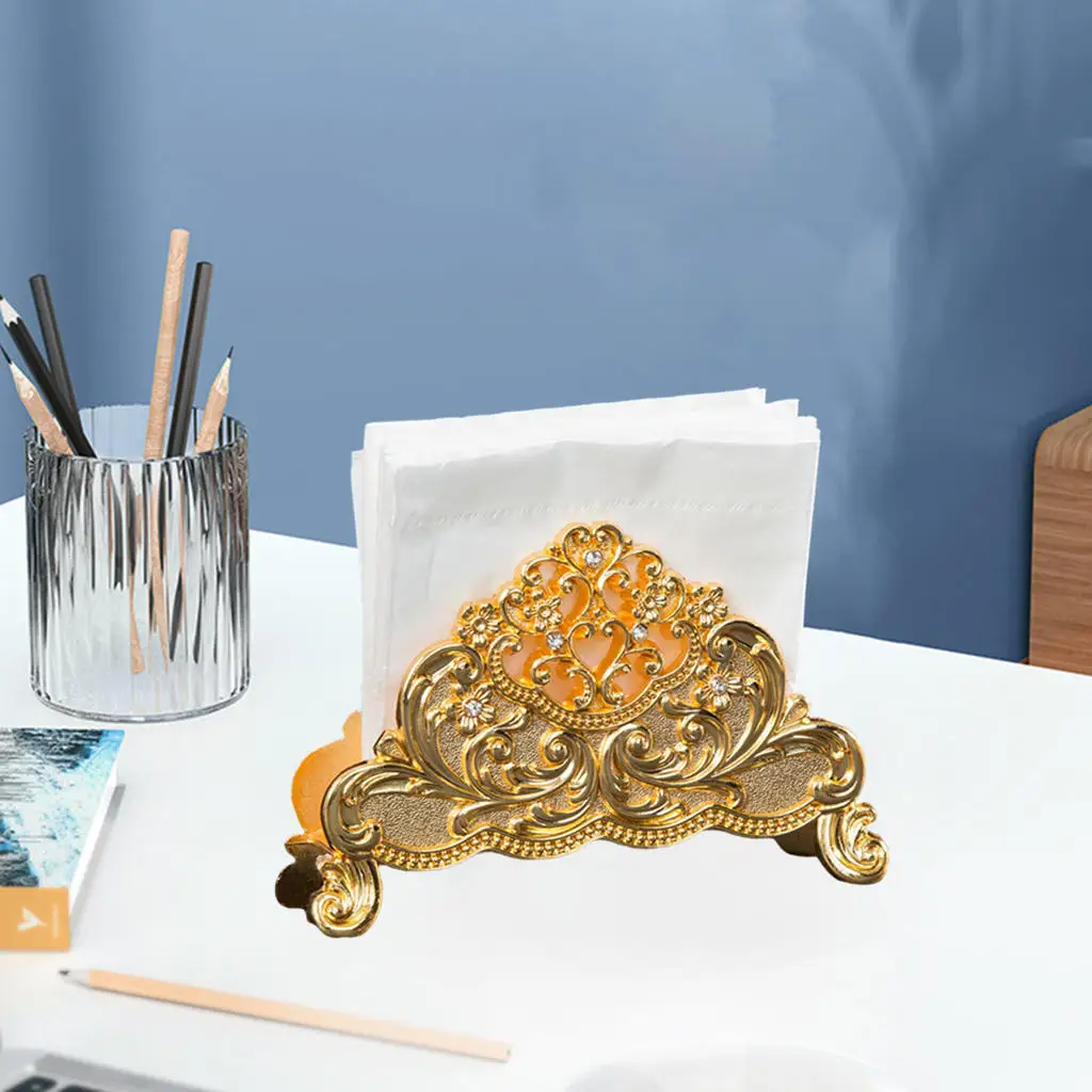 

Freestanding Napkin Holder Organzier for Restaurant Countertop Decoration