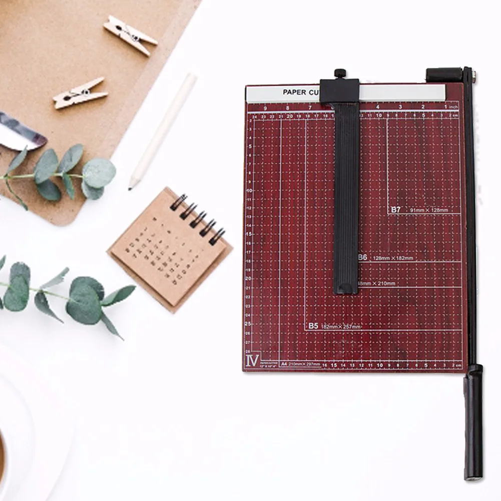 Гильотина для резки бумаги Регулируемый направляющий резак триммер A4/B5/A5/B6/B7