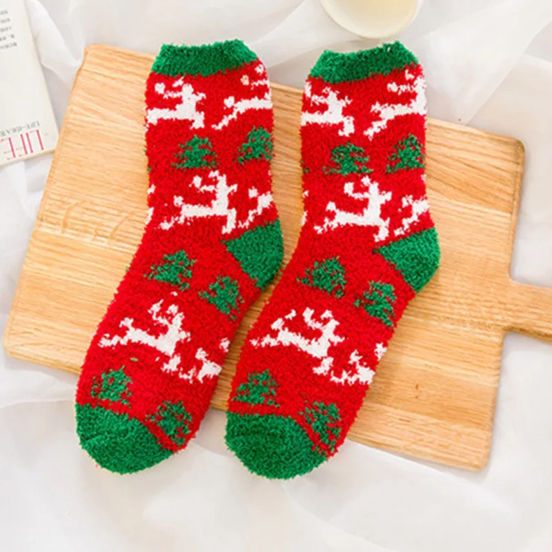 Зимние теплые носки из кораллового флиса для беременных женщин утепленные