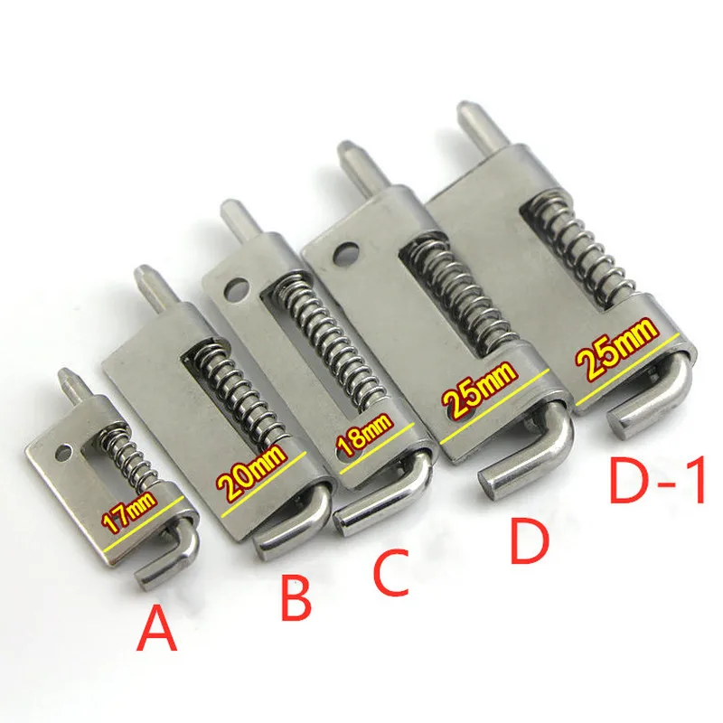 3pc/lot Stainless Steel 304 Hinge Spring Loaded Bolt Flag Latches Latch Industrial Distribution Cabinet Hardware Accessories |