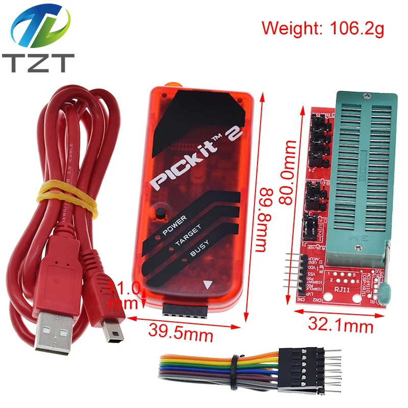 PICKit2 PICKIT3 PICKit3.5 Programmer + PIC ICD2 PICKit 2 PICKIT 3 3.5 Programming Adapter Universal Seat | Электронные