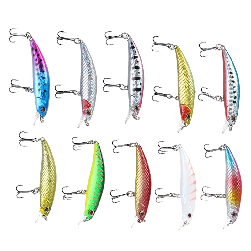 1 шт. 6 см плавающие искусственные жесткие приманки басы воблер щука тали с