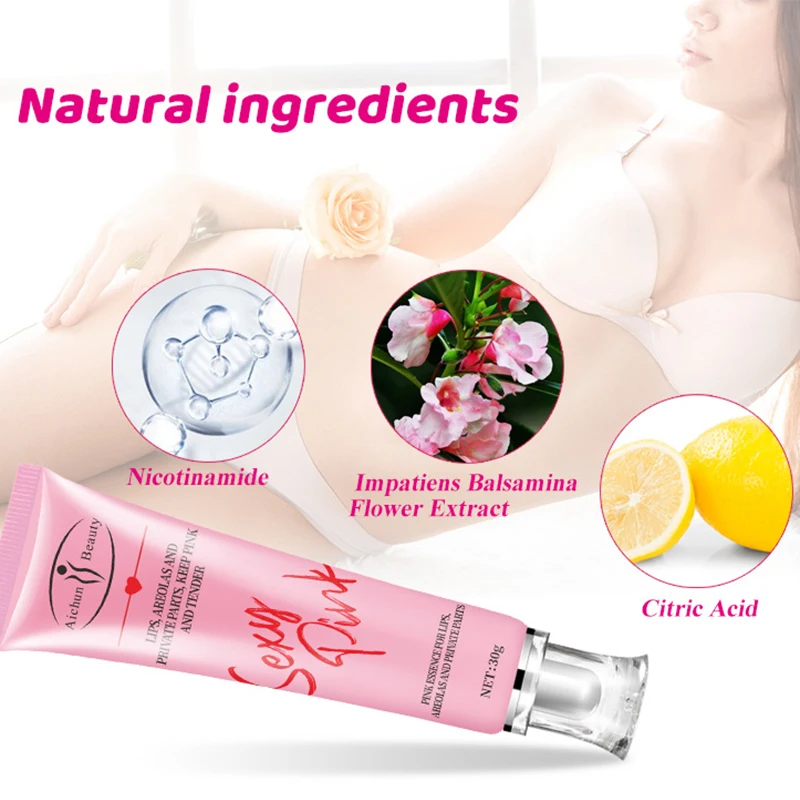 

30g Body Cream Niacinamide Breast Whitening Serum Pink Essence Moisturizing Lip Private Part Nourish Tendering Lotion Body Care