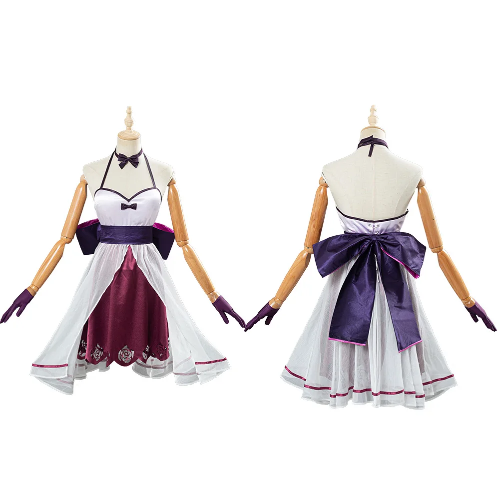 

NEW Anime cosplay Fate/Grand Order FGO Mash Kyrielight Cosplay Dress Halloween Carnival Costumes women girl dress uniform