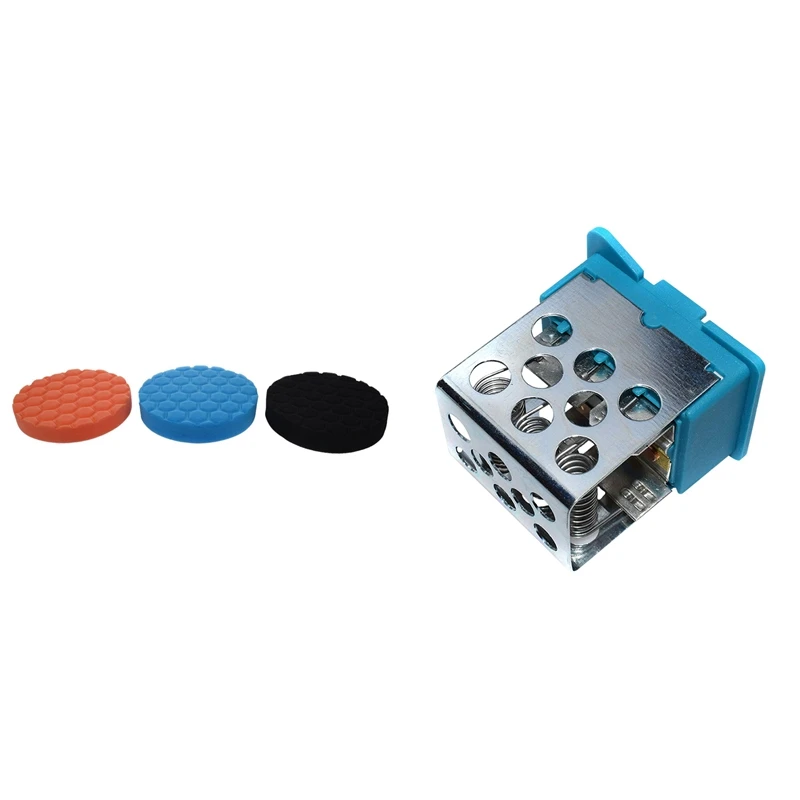 

1 Set Buffering Polishing Pad Kit for Auto Car Polisher 6 Inch & 1 Pcs HVAC Heater Blower Motor Fan Resistor Regulator