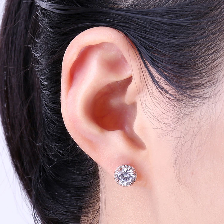 Jewelrypalace стерлингового серебра 925 Lavish Spark серьги в розового золота best подарок для best друзья Мода ювелирные Горячая