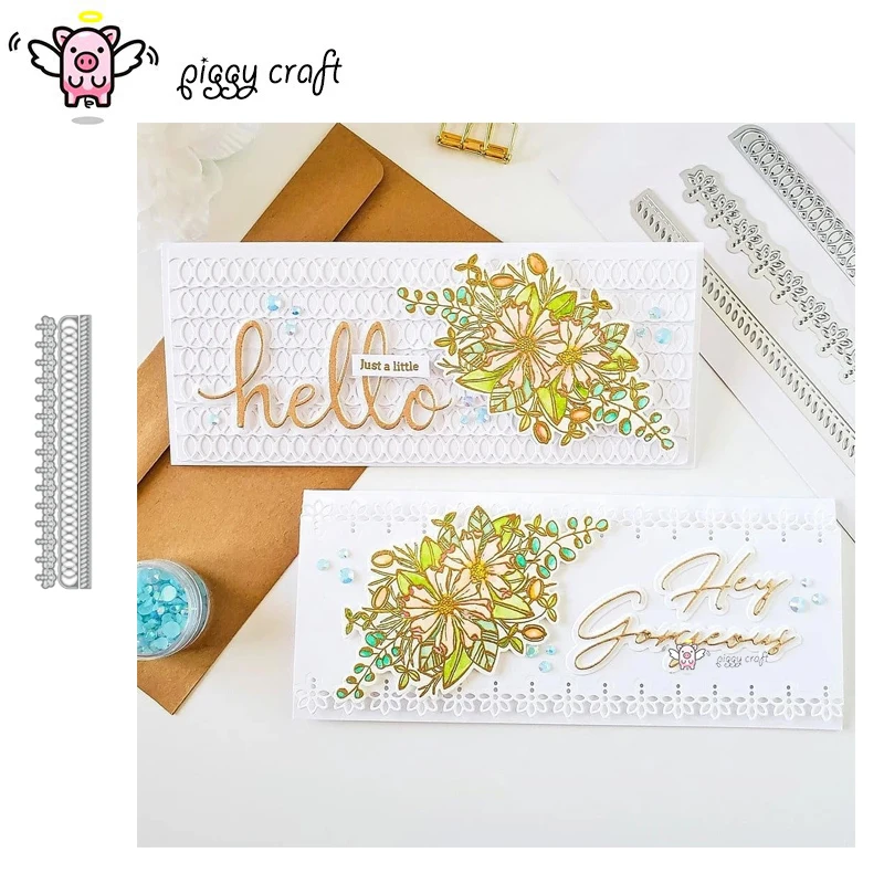 Металлические Вырубные штампы форма для вырезания кружевные края украшение