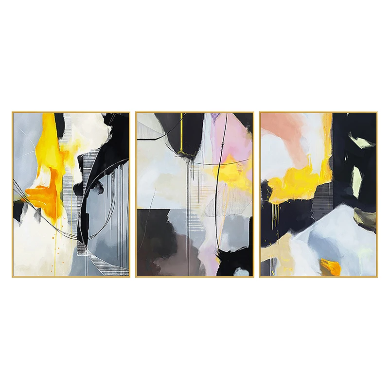 

Handmade Abstract Oil Painting Wall Art Canvas Art Decorative Painting Modern Art Colors Paintings For Living Room Home Decor