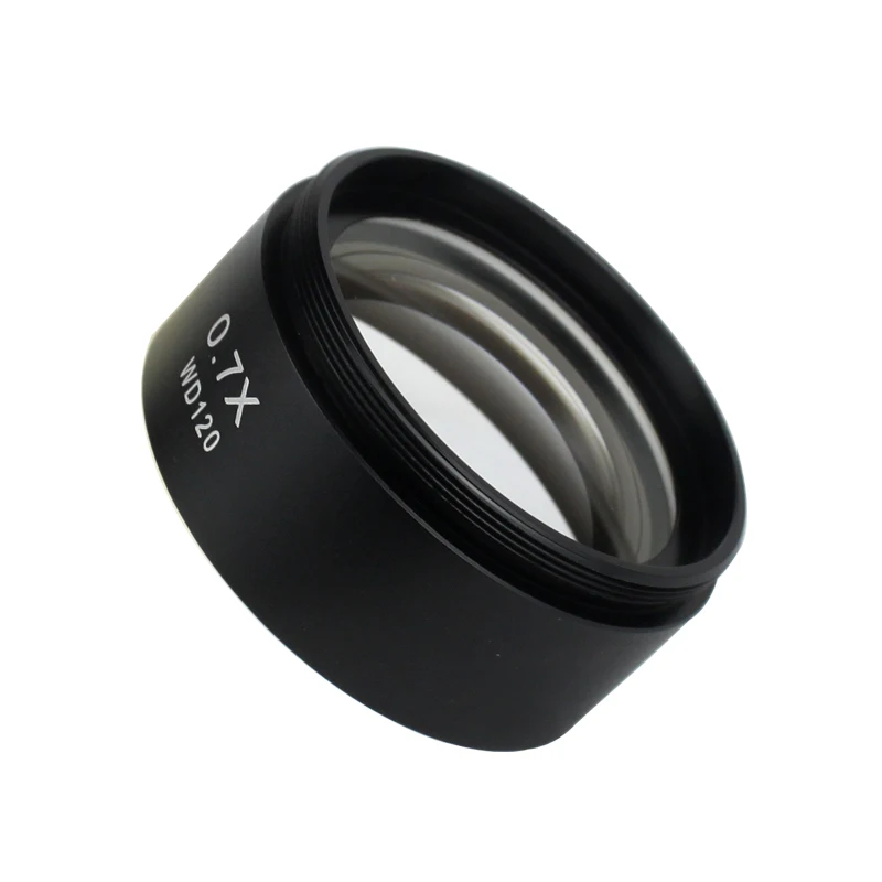 WD165 0.5X 0.7X 1.0X 2.0X Auxiliary Objects Lens Microscope Camera For Trinocular Stereo Zoom Barlow Glass |
