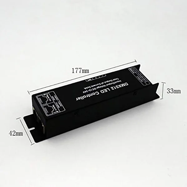 AM05-Dmx светодиодный контроллер с дисплеем цифровая трубка Dmx512 декодер драйвер