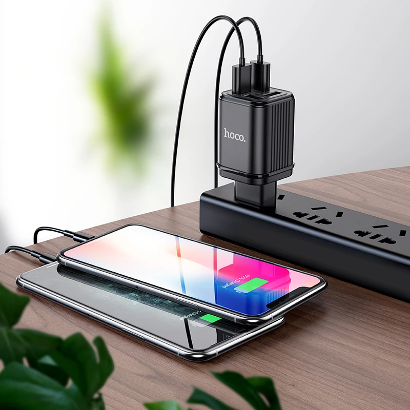 Беспроводное зарядное устройство Hoco Универсальное USB Зарядное 3.4A 4 порта быстрое