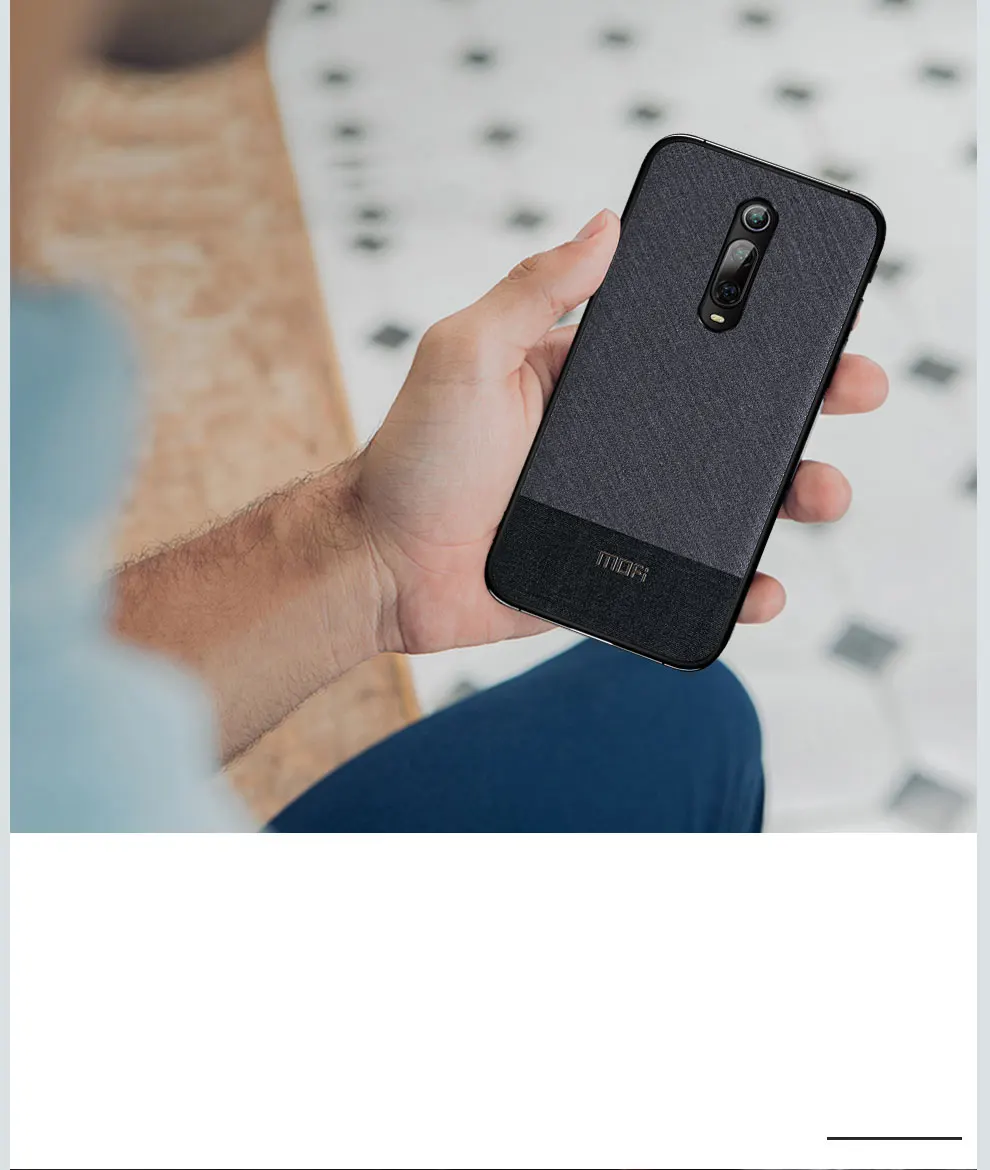 Для Xiaomi Mi9T чехол Mofi для Xiaomi Mi9T Pro чехол задняя крышка костюм ткань джентльмен Redmi K20 Pro для XiaomMi 9T Pro