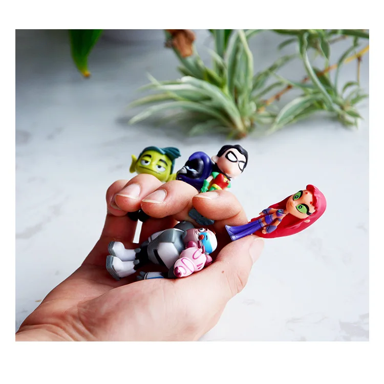 Набор игрушек фигурка подростка Титаны Go Робин ворон чудовище мальчик Звездный