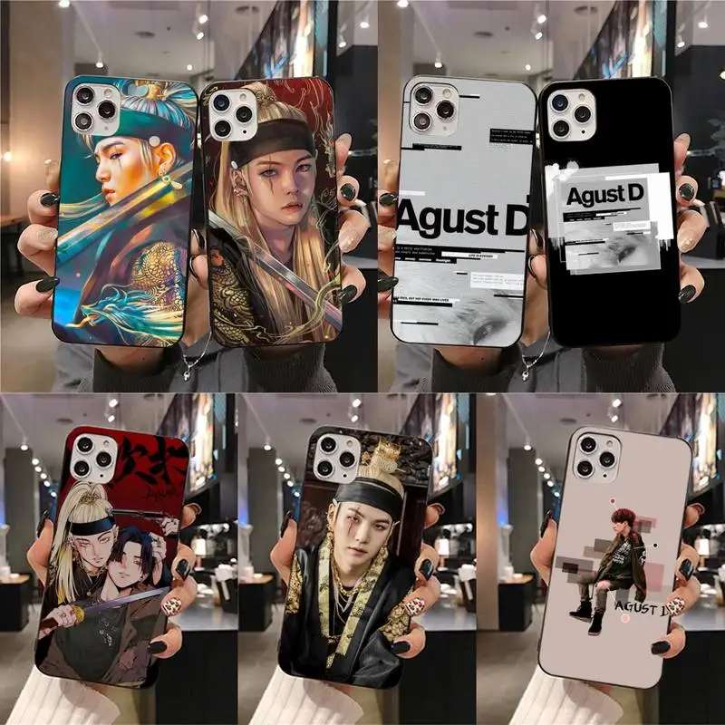 

Agust D S-Suga King Phone Case For iphone 12 11 Pro Max Mini XS Max 8 7 6 6S Plus X 5S SE 2020 XR cover