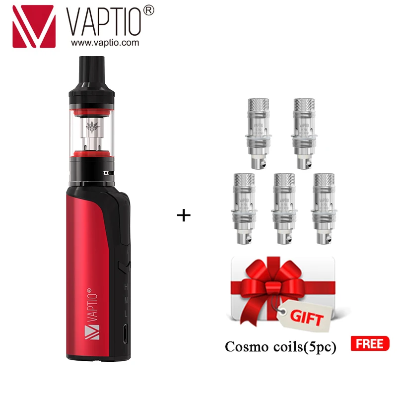 COSMO KIT Электронная сигарета Vaptio 200 Вт коробка мод N1 Pro lite комплект 2,0 мл встроенные внешние 18650 батареи 0,1-Ом Сопротивление пара - Цвет: COSMO KIT