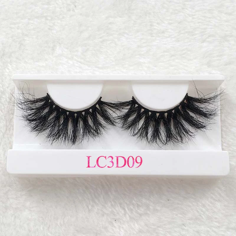 25 мм длинные 3D норковые ресницы драматические толстые полные полоски накладные |