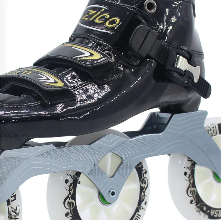 

Children's professional three-wheel speed skating shoes 125mm roller skating shoes adult men and women high-end racing shoes