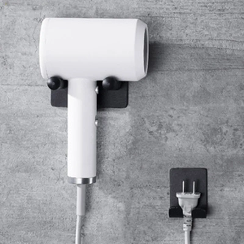 Держатель для фена алюминиевый сплав ванной с настенным креплением клей стойки