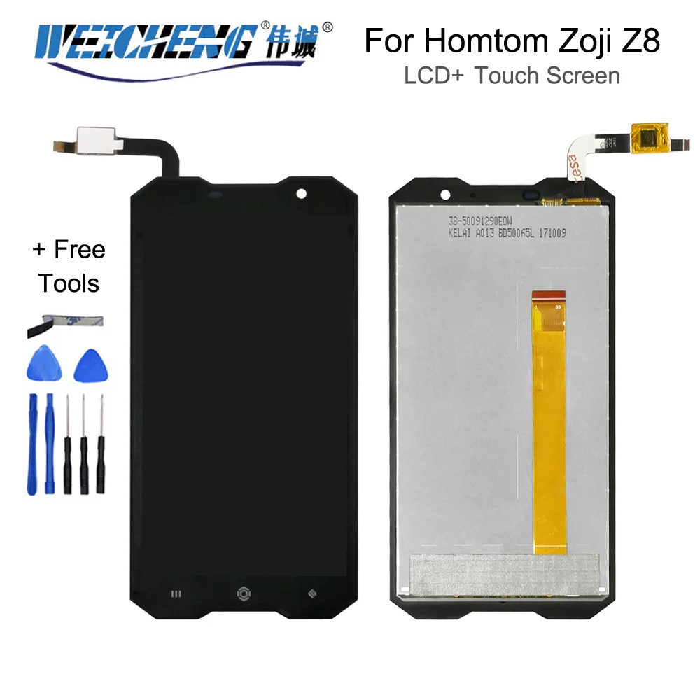 5," черный для HOMTOM Zoji Z8 ЖК-дисплей+ кодирующий преобразователь сенсорного экрана в сборе для Zojii Z8 аксессуар+ Инструменты+ клей