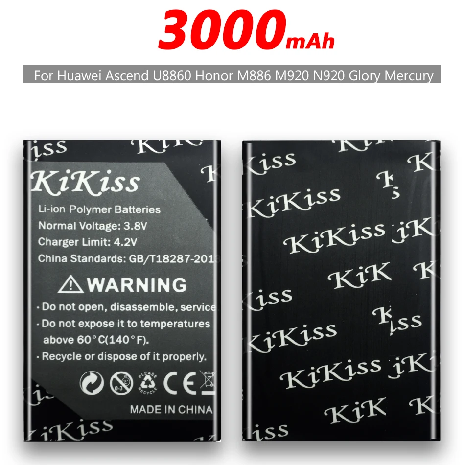 Мощный аккумулятор 3000 мАч HB5F1H для huawei Honor U8860 M886 C8860E E8660 M920 Glory Mercury крикет телефон +