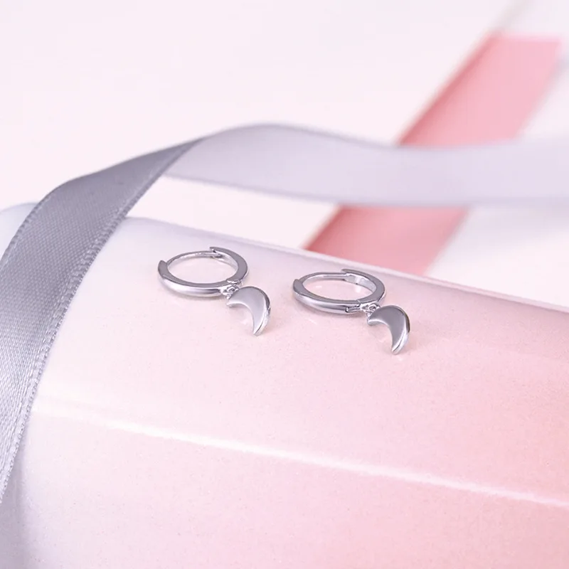 Женские Висячие серьги гвоздики WANTME минималистичные висячие из 100% стерлингового