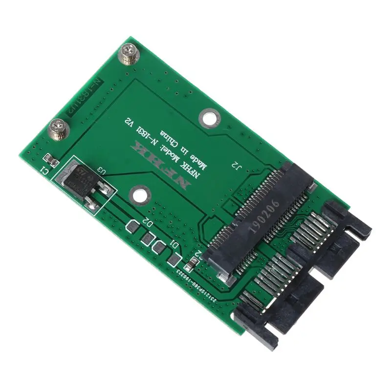 

Mini PCIe PCI-e mSATA SSD to 1.8\" Micro SATA Interface Adapter Converter Card for PC Computer Accessories