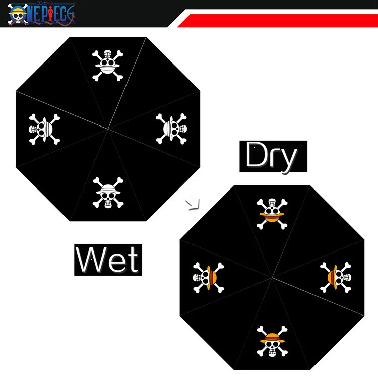Аниме сменяющий Цвет Зонт для косплея черный дождь женский коллекционный