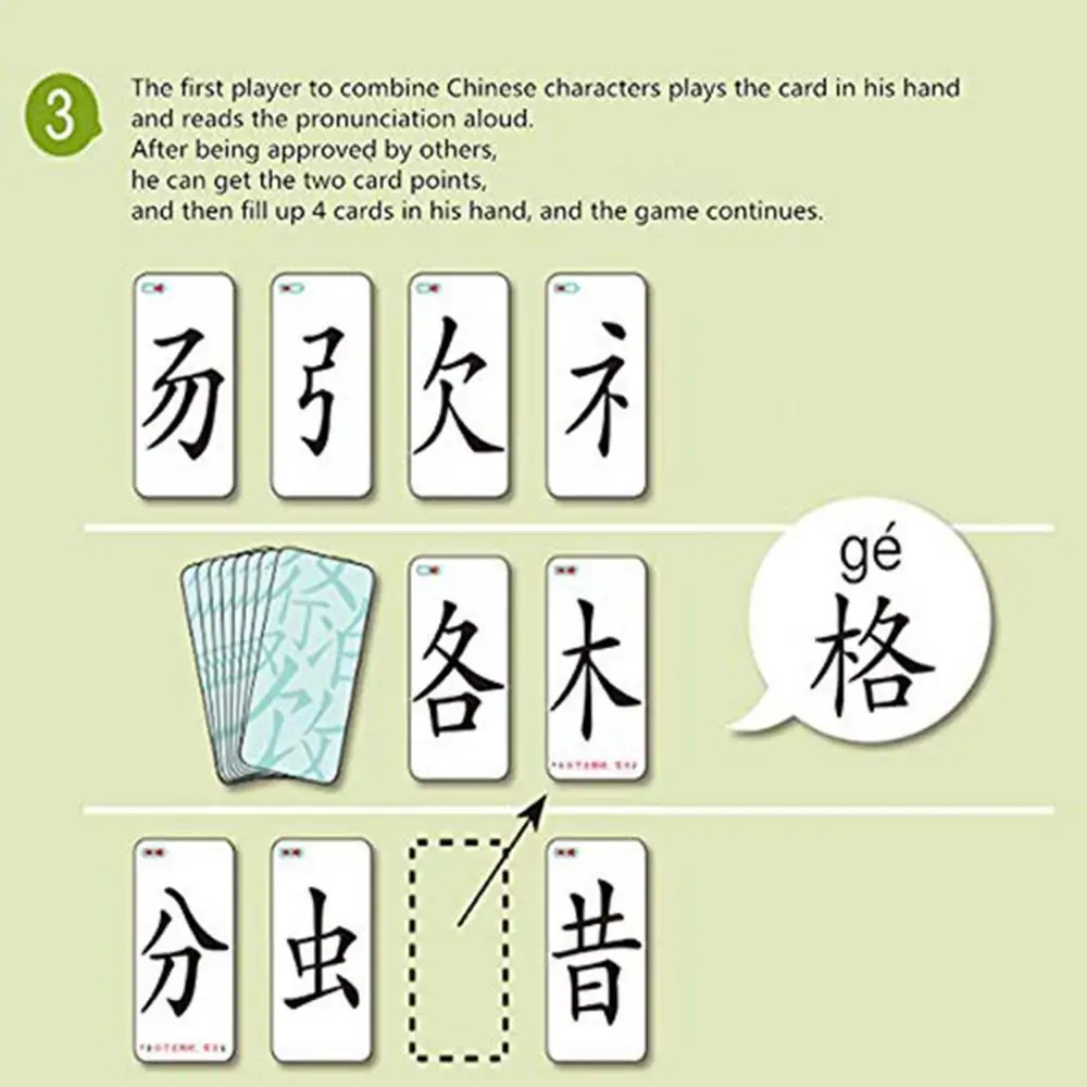 120 шт. Мультяшные Волшебные китайские персонажи карты для родителей и детей