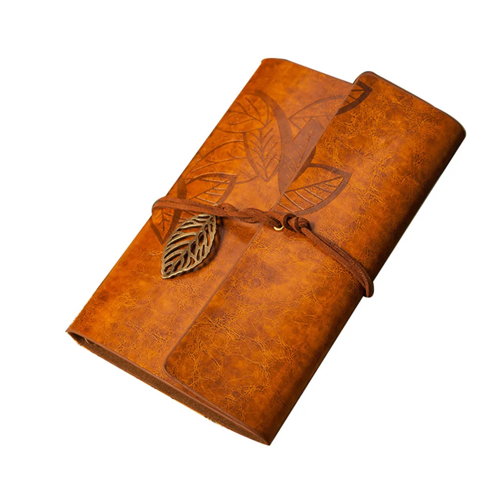 Записная книжка с подвеской в виде листа Кожаная Обложка | Канцтовары для офиса и