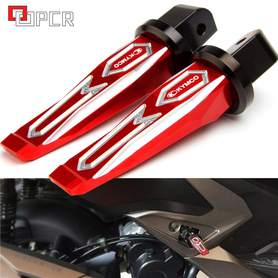 

2020 Brand New Motorcycle CNC Aluminum Rear passenger Foot Pegs pedals Footrests For KYMCO Xciting S 400 S400 s400 2017-2020