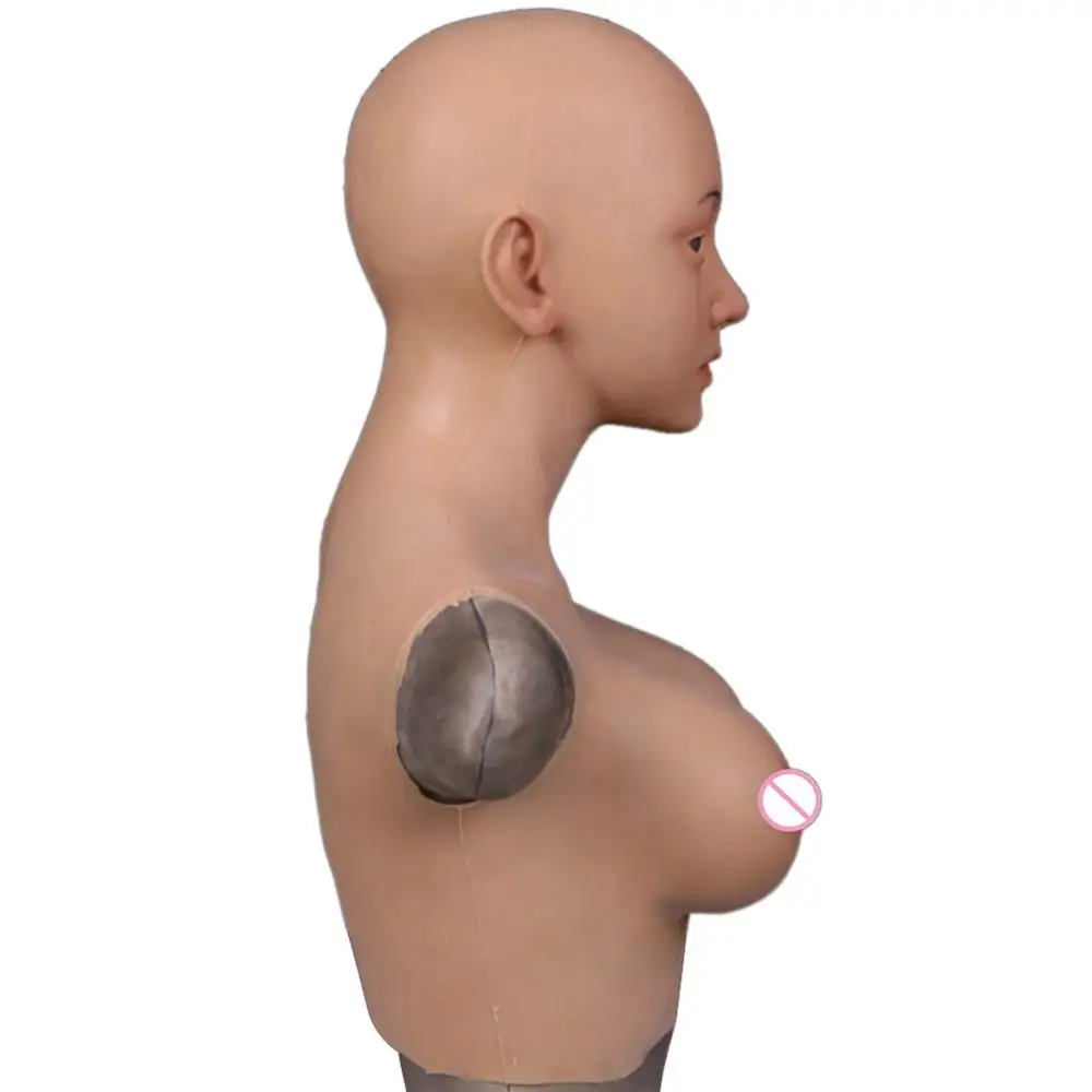 Трансвестит женский реалистичный силиконовый реквизит для косплея лица с