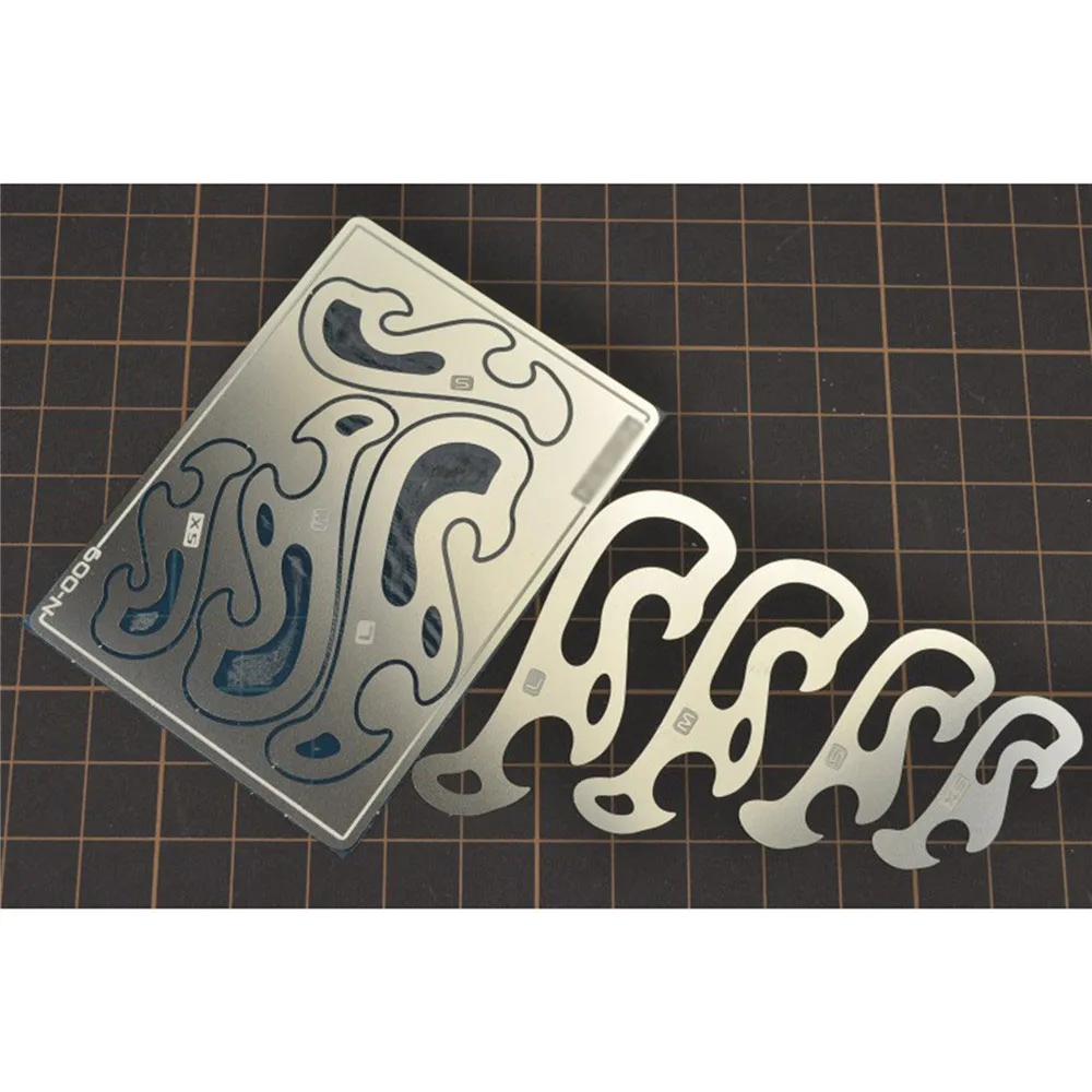 Шаблон Scriber Cloud N 007/N 008/N 009 для PG 1/60 MG 1/100 HG RG 1/144 SD Модель сборки Гандам военный