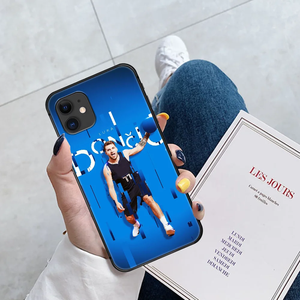 

Luka Doncic 0 77 Basketball Phone Case For Iphone 5 5S SE 2020 6 6S 7 8 Plus 11 12 Mini X XS XR Pro Max black Cover Pretty