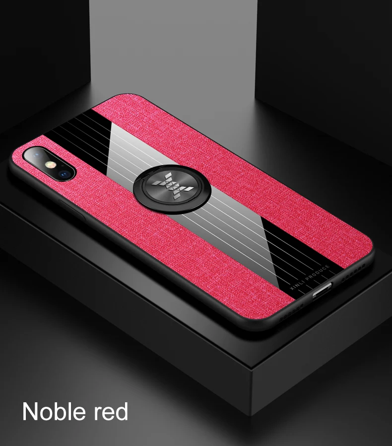 Розовый Противоударное кольцо Броня CaseFor Xiaomi Mi9se 8 Redmi Note 7 k20 чехол 6x подставка задняя крышка - Цвет: Розовый