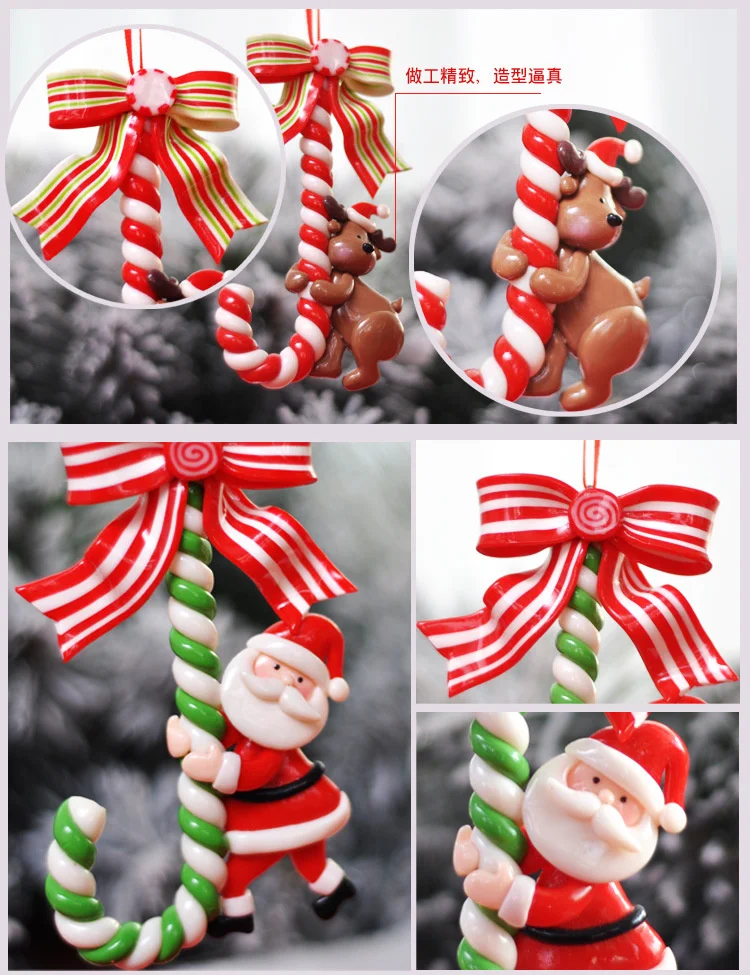 

Новогодняя, новогодняя, новогодняя, старая, Рождественская мини-кукла, тростник, конфеты, вешалка для рождественской елки, подвеска, Рождест...