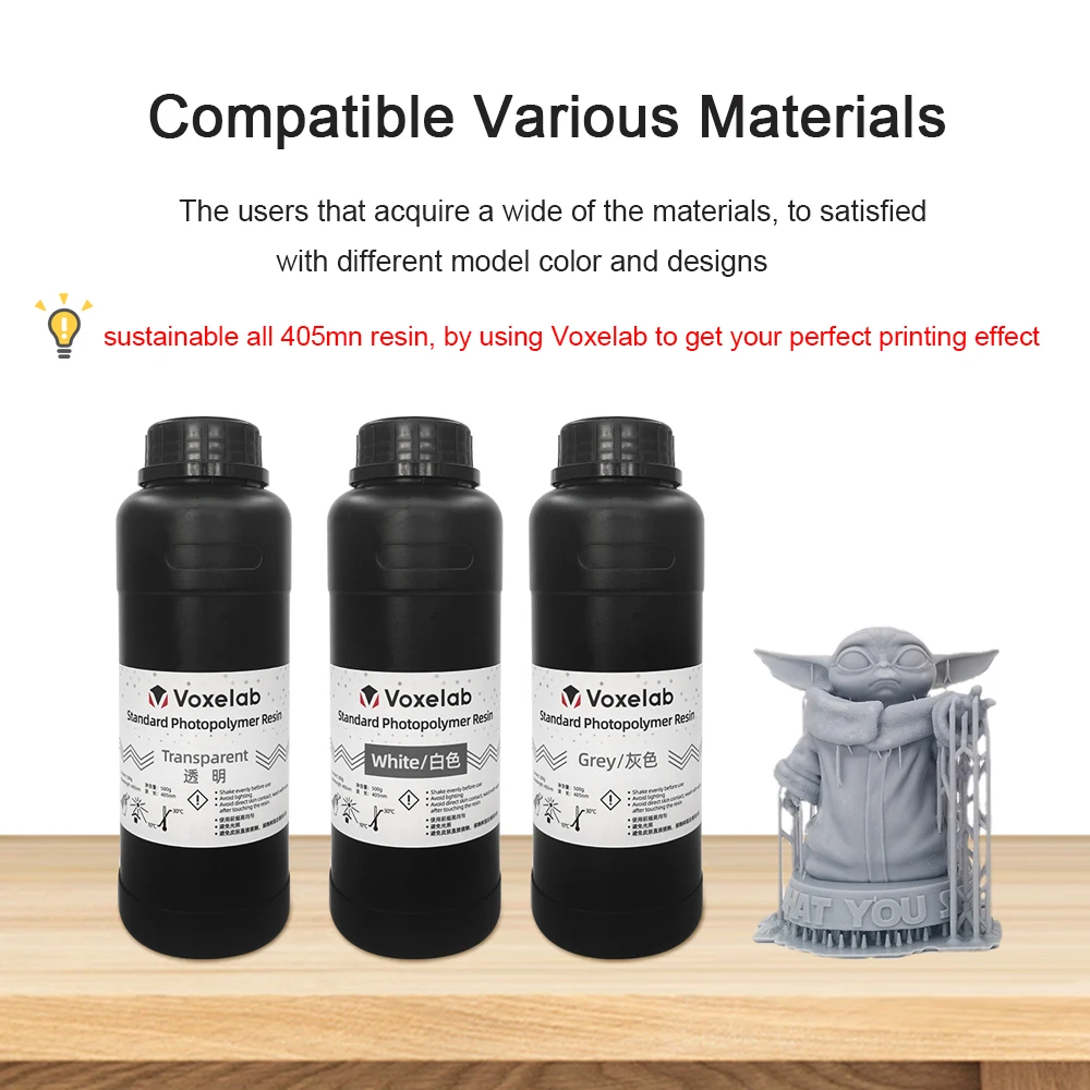 new voxelab polaris 3d printer 5 5 inch uv photocuring resin printer with 2k high resolution lcd screen 115x65x155mm free ship free global shipping