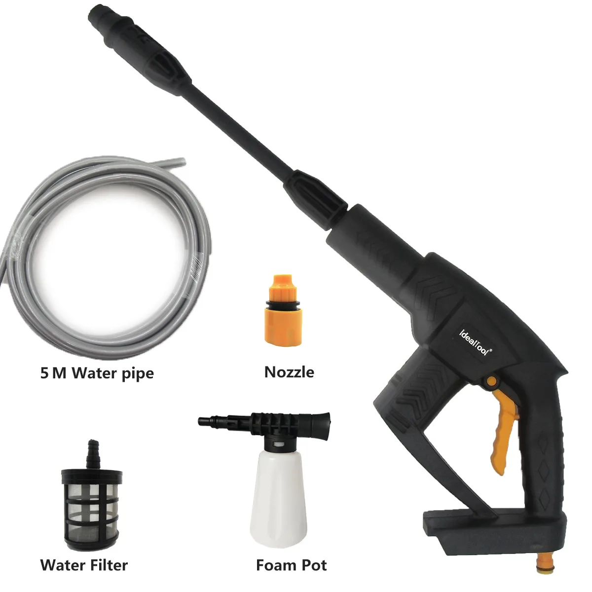 Pаспродажа Электрический пистолет-распылитель воды высокого давления, 18-21 в, портативная Автомойка высокого давления с аккумулятором 18 в