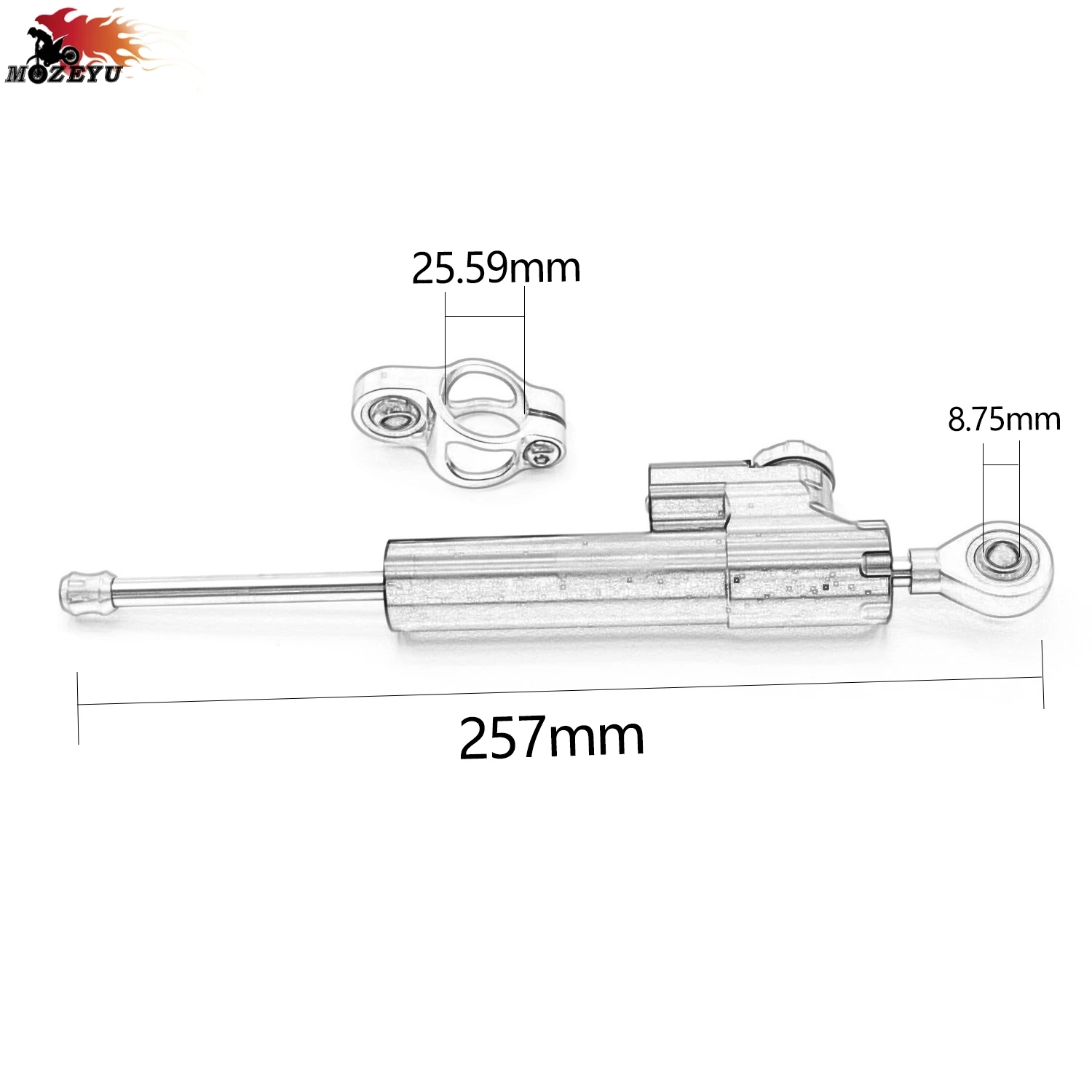 Мотоцикл CNC алюминиевый рулевой Стабилизатор демпфер амортизатор стабильная