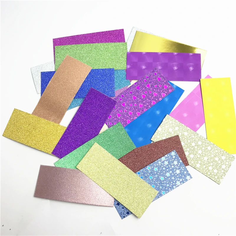

wholesales internal Glitter Background Paper for Eyelash Case lash box for the inside of the eyelash packaging box make up