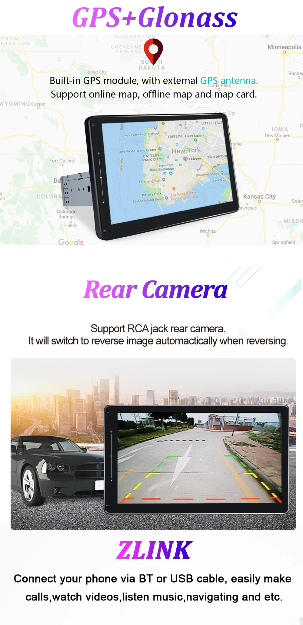 ARKRIGHT 1280*720 10 ''1 Din Android автомобильный радиоприемник 4 Гб 64 Гб 8 ядерный автомобильный радиоприемник аудио стерео Автомобильный gps навигатор Авто радио 4G SPDIF IP