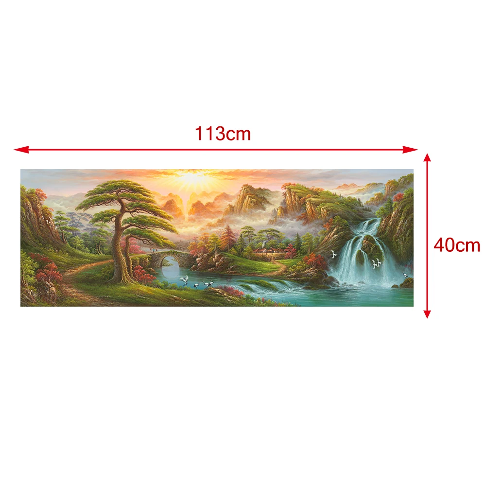 

3D Pine Tree Art Reproduction Frameless Canvas Prints for Home Decoration